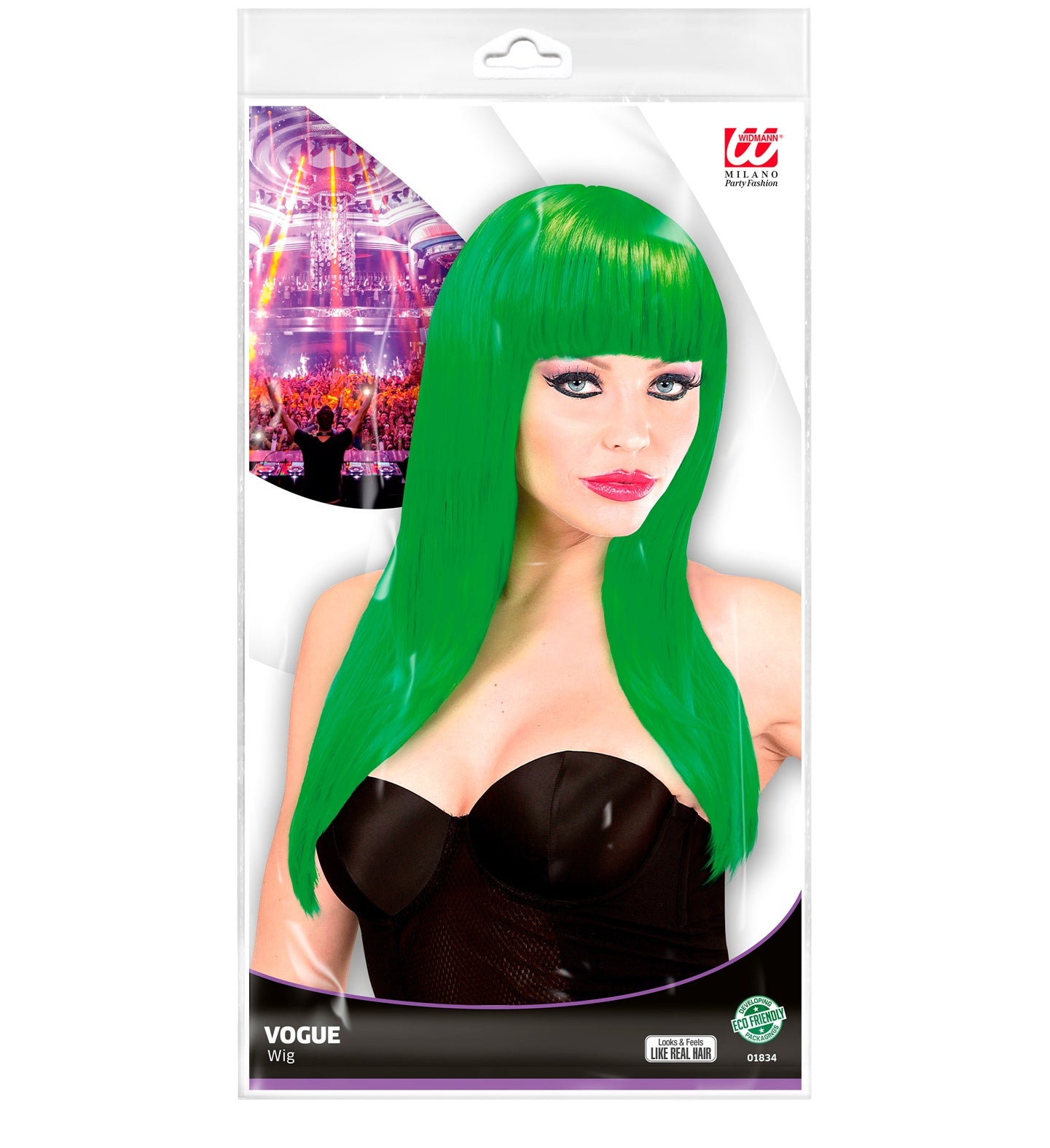 das-kost-mland-accessoires-vogue-langhaar-per-cke-gr-n-mit-pony image 2