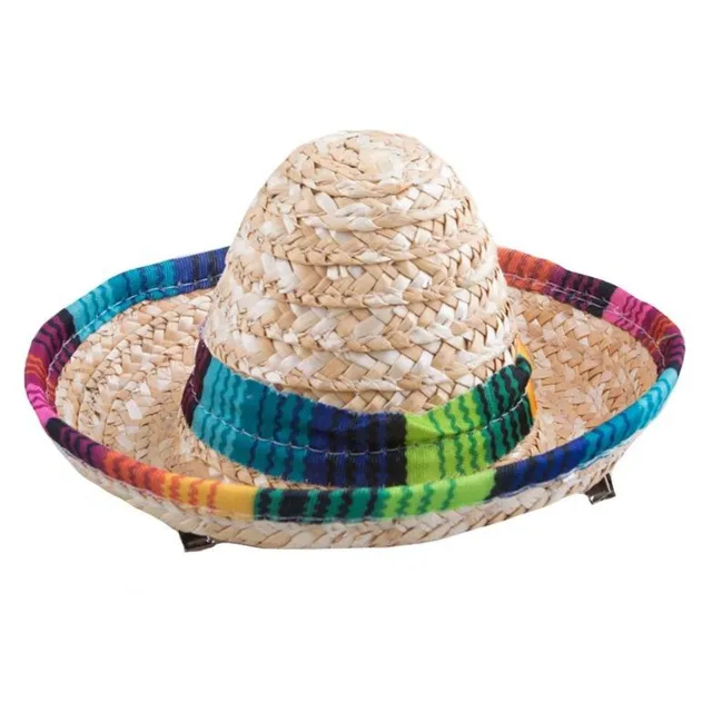 das-kost-mland-accessoires-mexikanischer-mini-hut-mit-clips-15-cm image 1