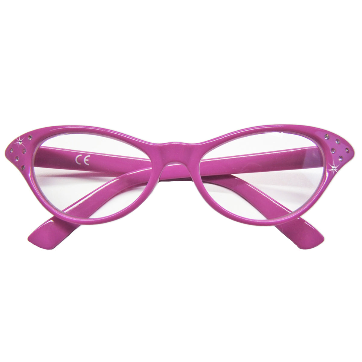 das-kost-mland-diamond-cateye-brille-lila-mit-strass image 1