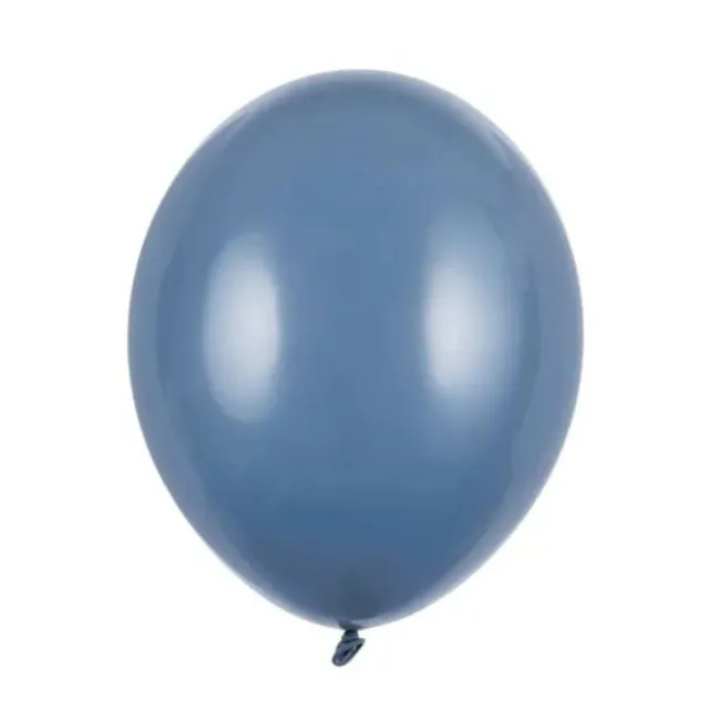 das-kost-mland-uni-pastell-latexballons-30-cm-navy-blue-100-stk image 1