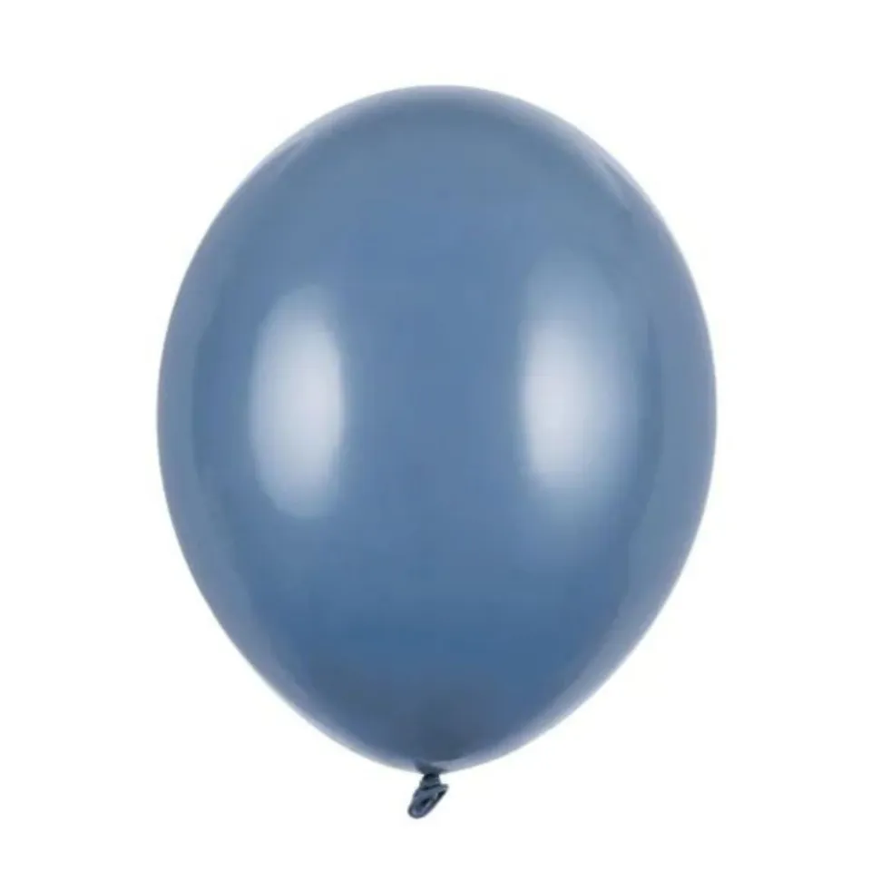 das-kost-mland-uni-pastell-latexballons-30-cm-navy-blue-100-stk image 1