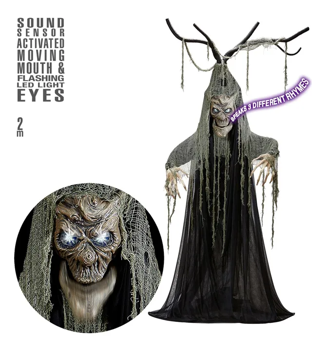 das-kost-mland-dekorationen-halloweenbaum-sprechend-led-200cm-bunt image 1