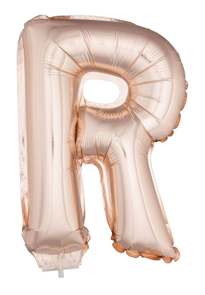 das-kost-mland-dekorationen-folienballon-41cm-ros-gold-r image 1