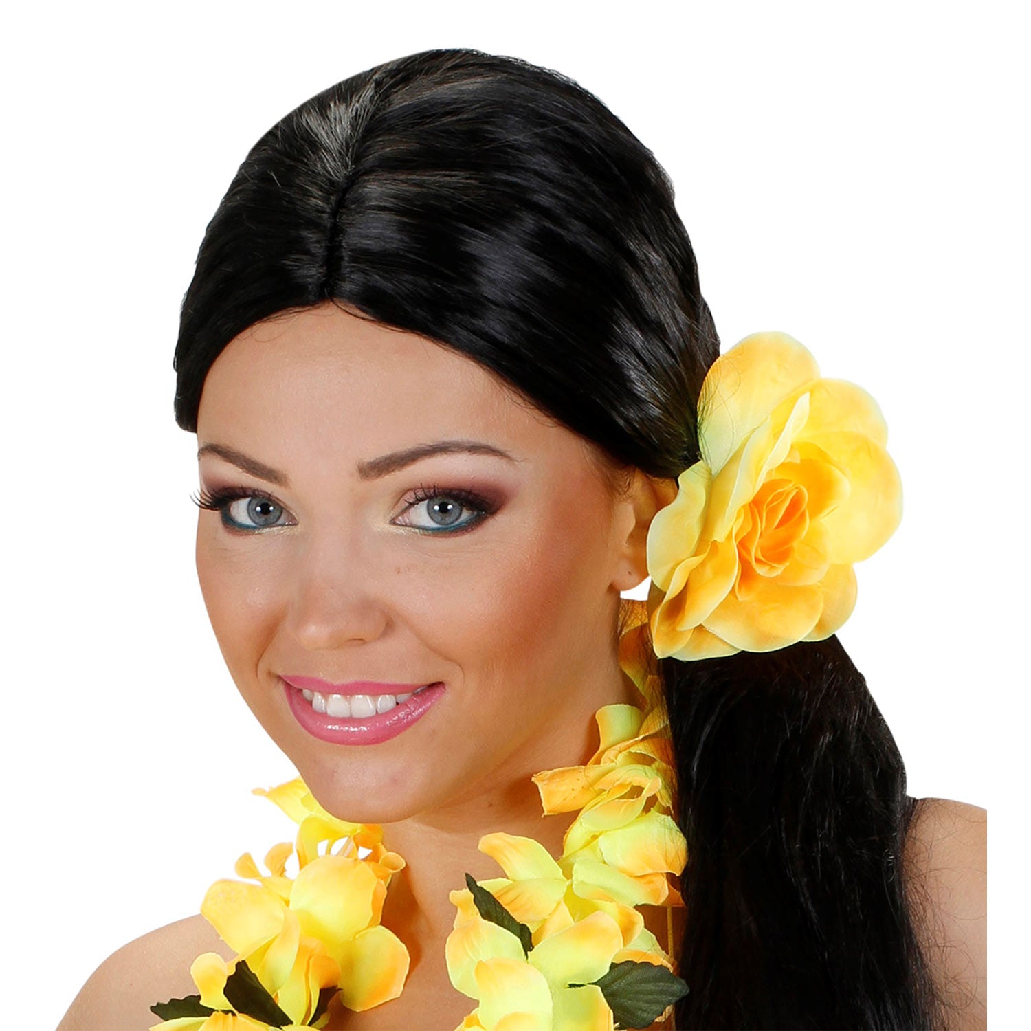 das-kost-mland-haargummi-blume-gelb-sommer-accessoire image 3