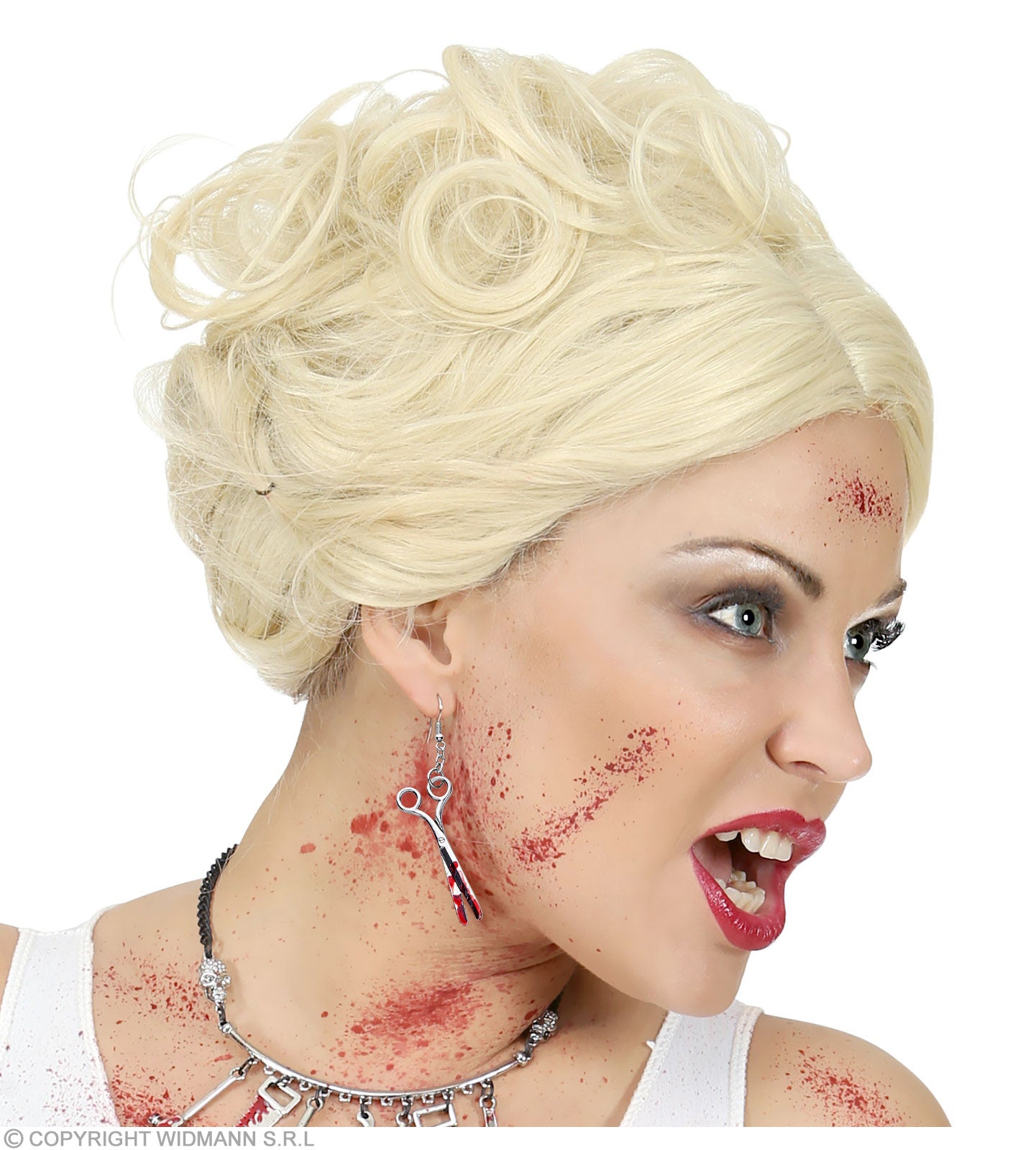 das-kost-mland-blutige-schere-ohrringe-silber-rot-12462 image 2
