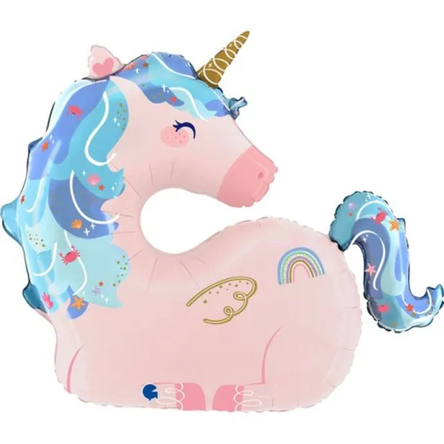 das-kost-mland-dekorationen-shape-folienballon-einhorn-76-cm image 1