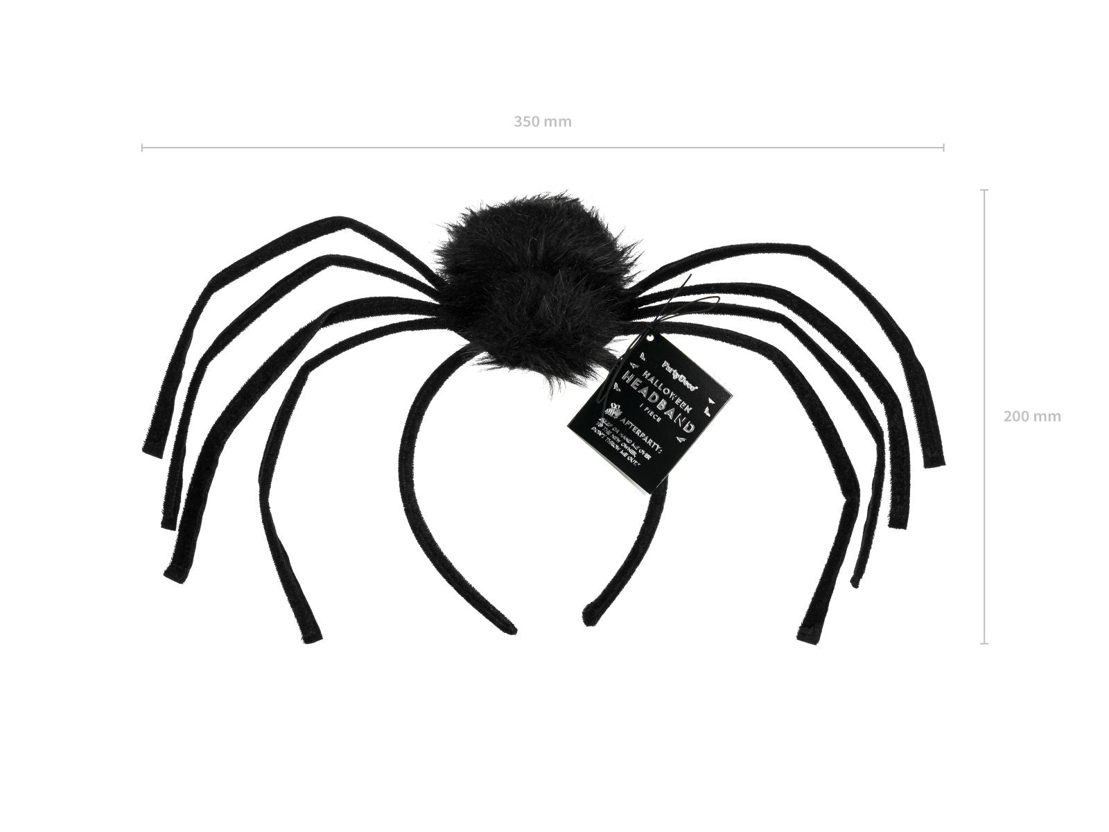 das-kost-mland-accessoires-halloween-haarreif-spinne-schwarz image 6