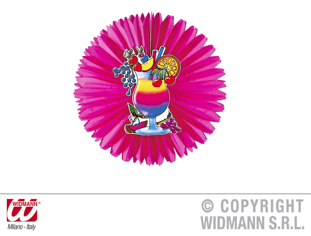 das-kost-mland-hawaii-aloha-rosette-55-cm-gelb-papierdeko image 2
