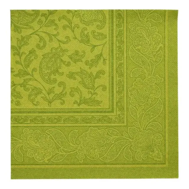 das-kost-mland-dekorationen-ornaments-servietten-olivgr-n-20stk image 1