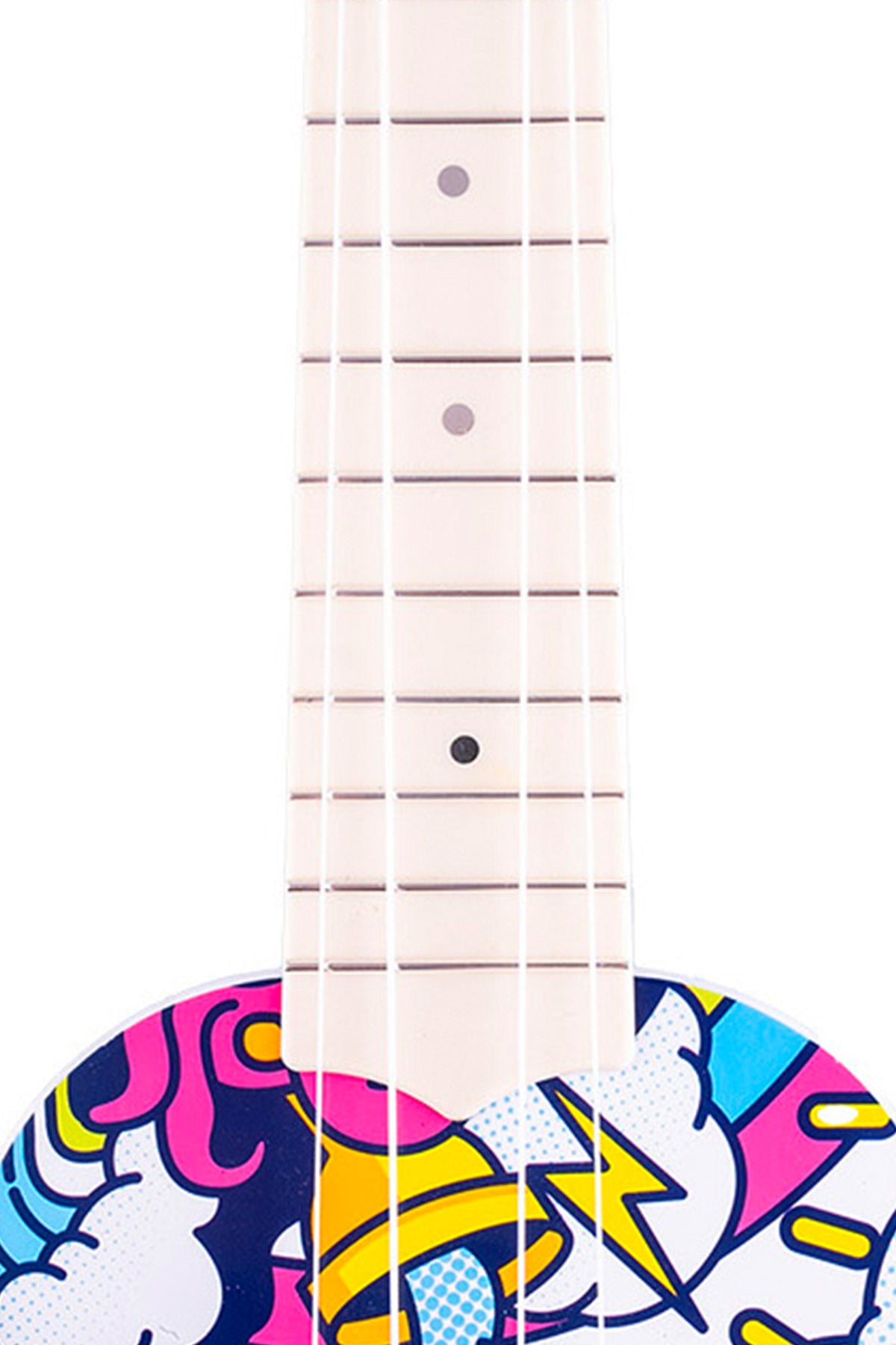 ukulele-graffiti-17-5x7x53cm-mehrfarbig-kunststoff-anf-nger image 4