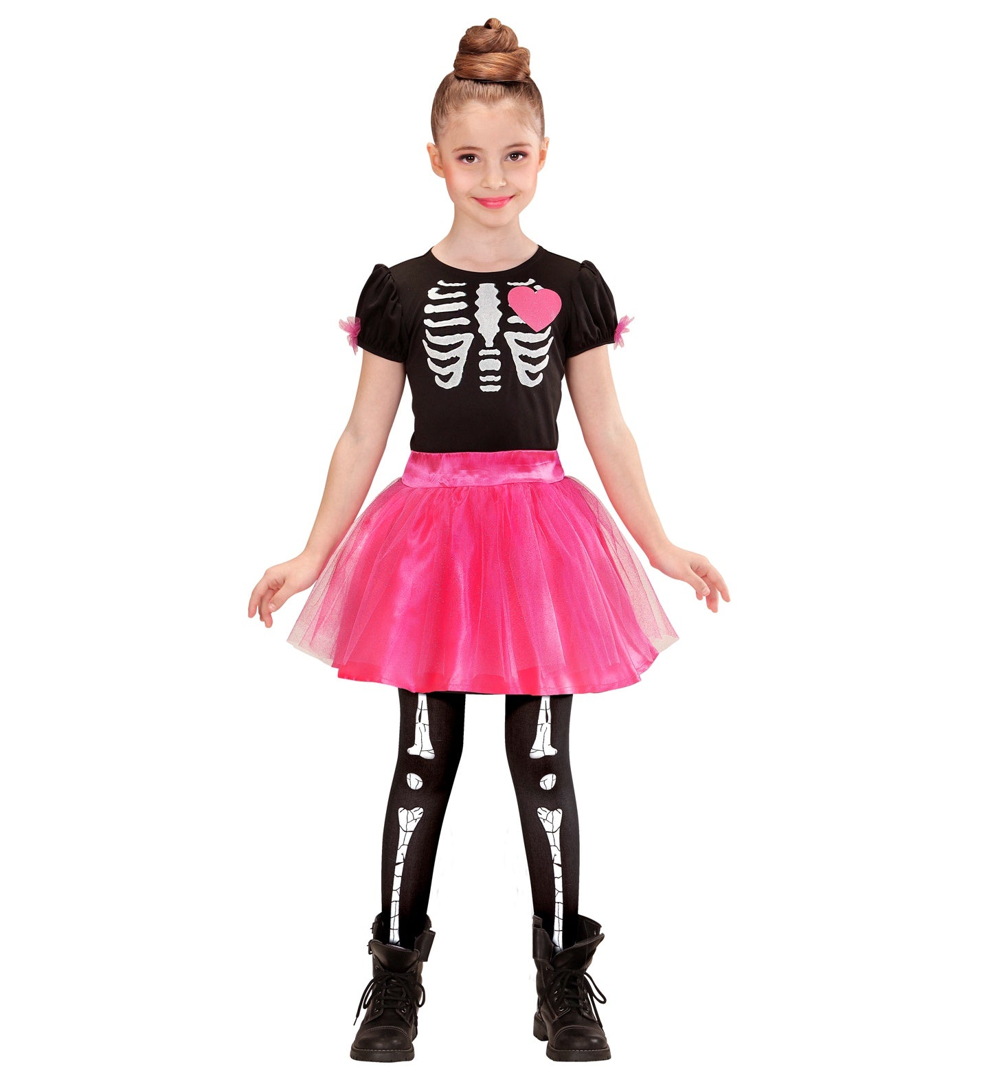 das-kost-mland-skelett-strumpfhose-kinder-70den-7-10-j image 4