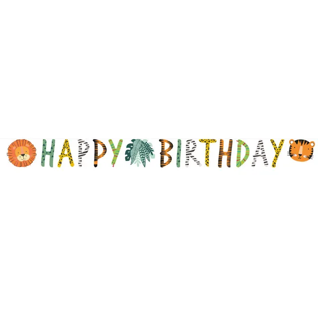 das-kost-mland-get-wild-safari-girlande-happy-birthday-180cm image 1