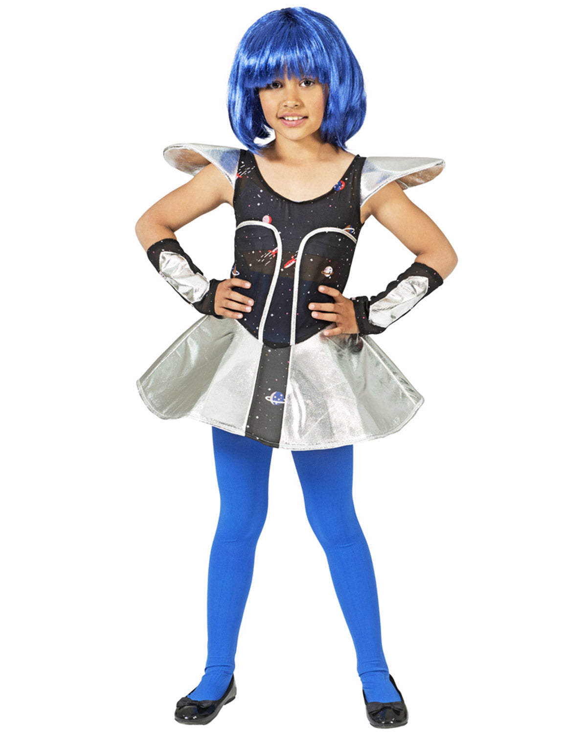 das-kost-mland-space-girl-leia-kost-m-silber-gr-128 image 6