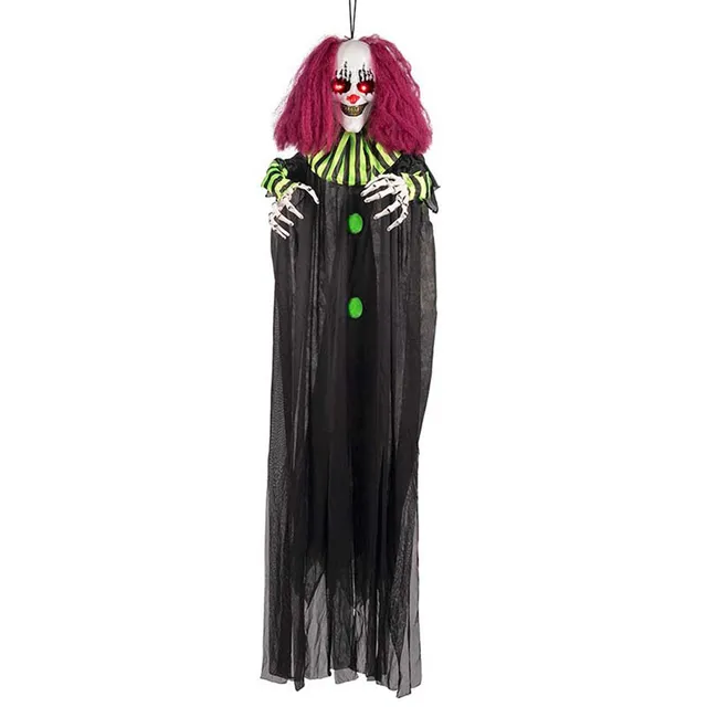 das-kost-mland-terror-clown-h-ngefigur-130cm-licht-sound image 1