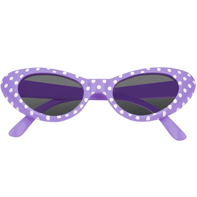 das-kost-mland-cat-eye-brille-sandy-punkte-lila image 1