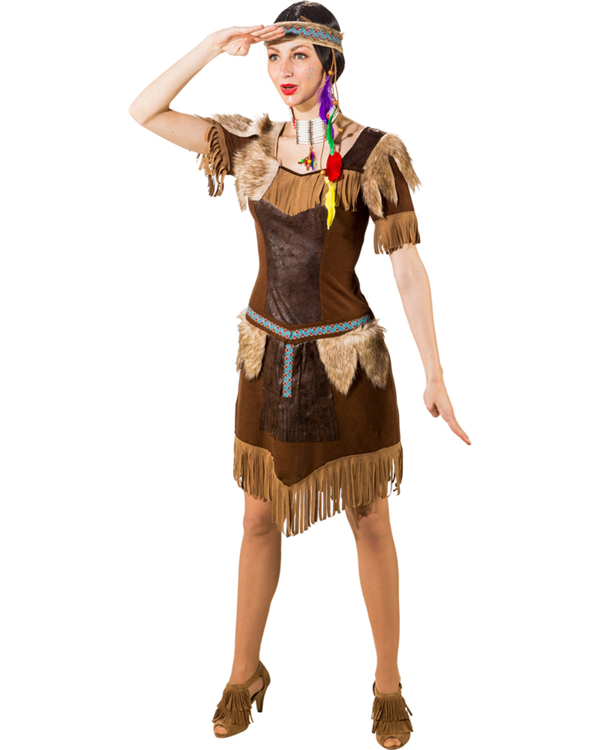 das-kost-mland-tallulah-indianerin-kost-m-damen-braun-fell image 5