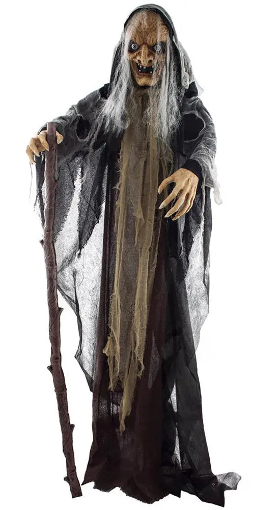 das-kost-mland-dekorationen-halloween-hexe-160-cm-licht-sound image 1