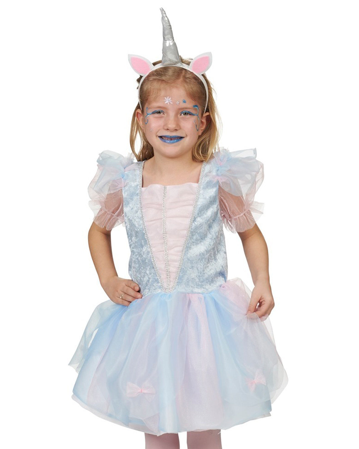 das-kost-mland-dreamy-einhorn-kost-m-m-dchen-hellblau-rosa image 1