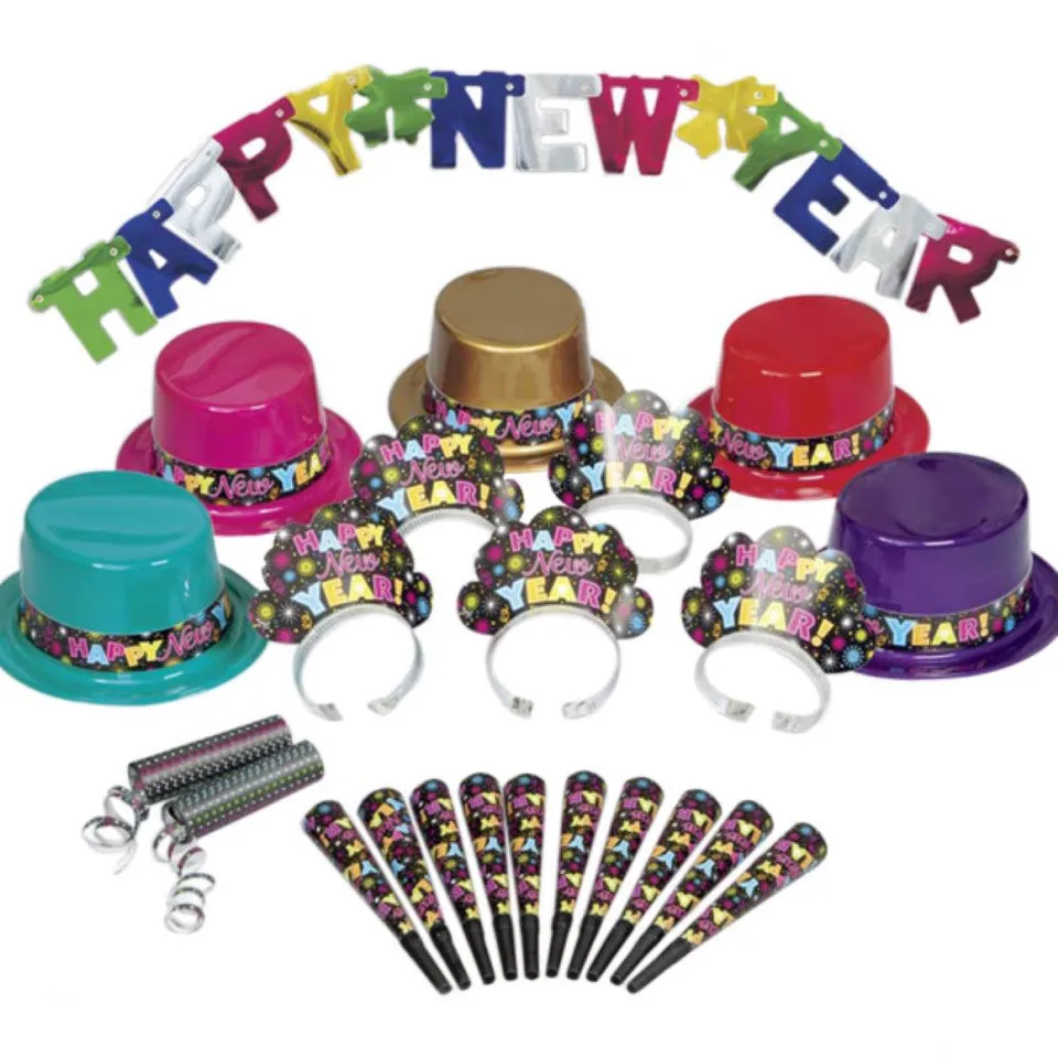 das-kost-mland-dekorationen-new-year-partybox-10-personen-silvester image 1