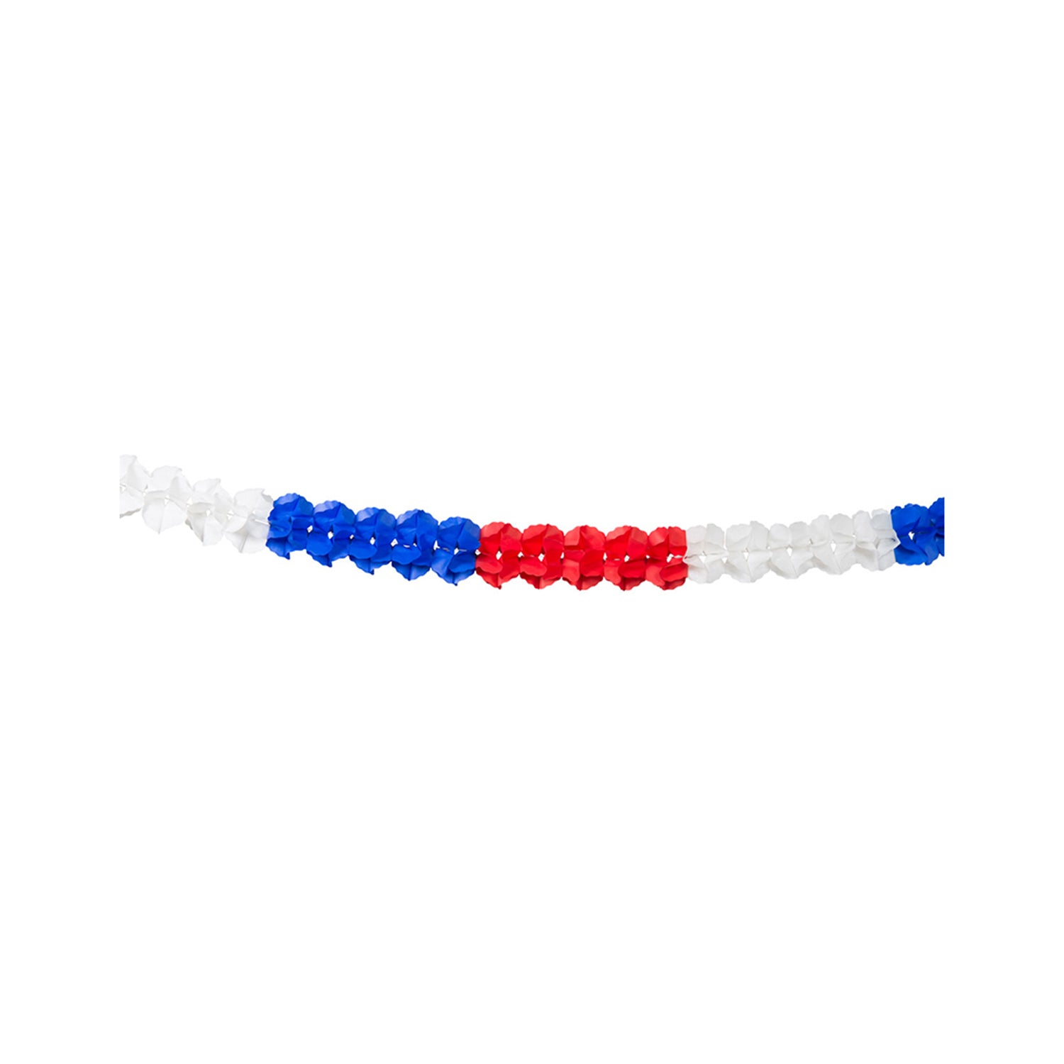 papier-girlande-wei-blau-rot-6m-party-deko image 1