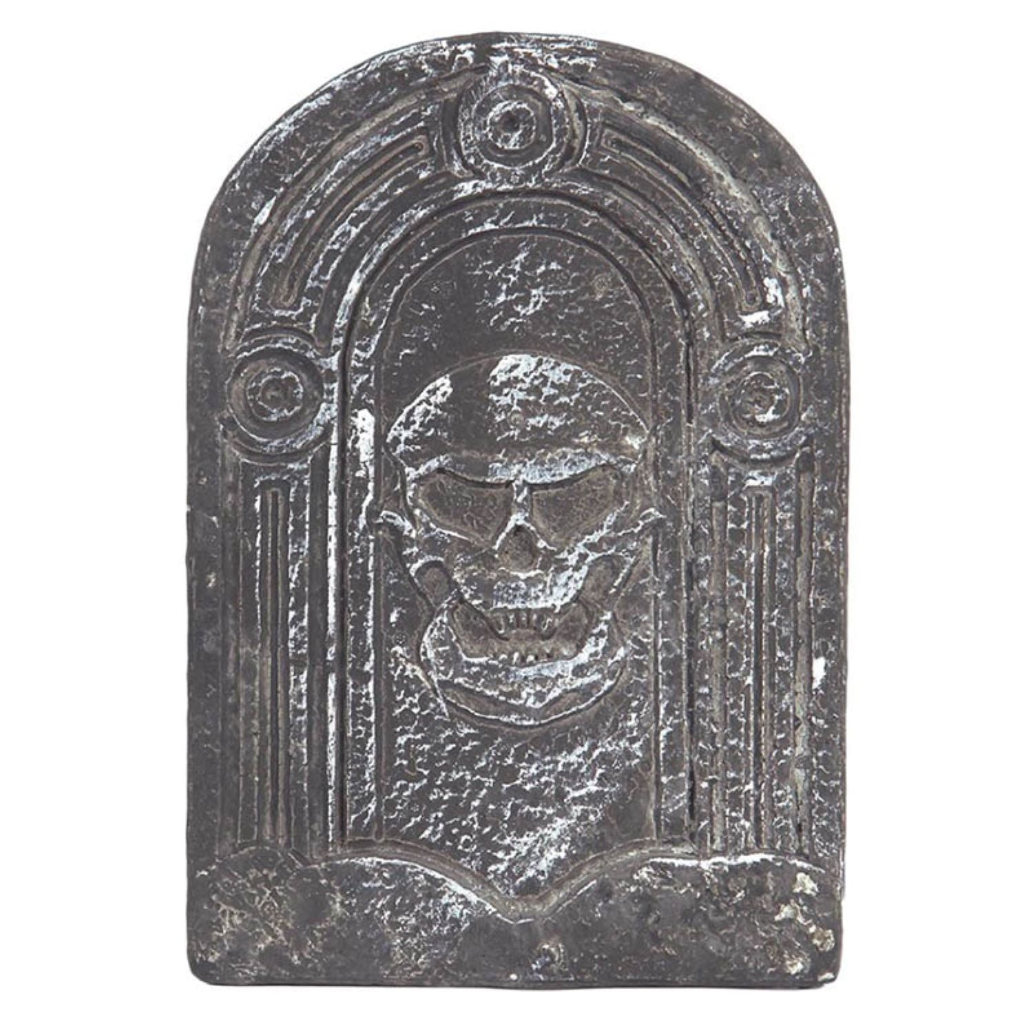 das-kost-mland-dekorationen-grabstein-totenkopf-deko-26x37cm image 1