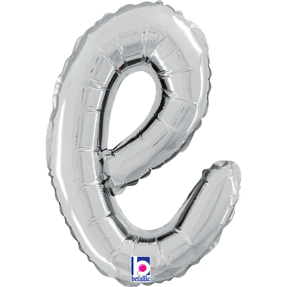 das-kost-mland-dekorationen-folienballon-buchstabe-e-silber-36cm image 1