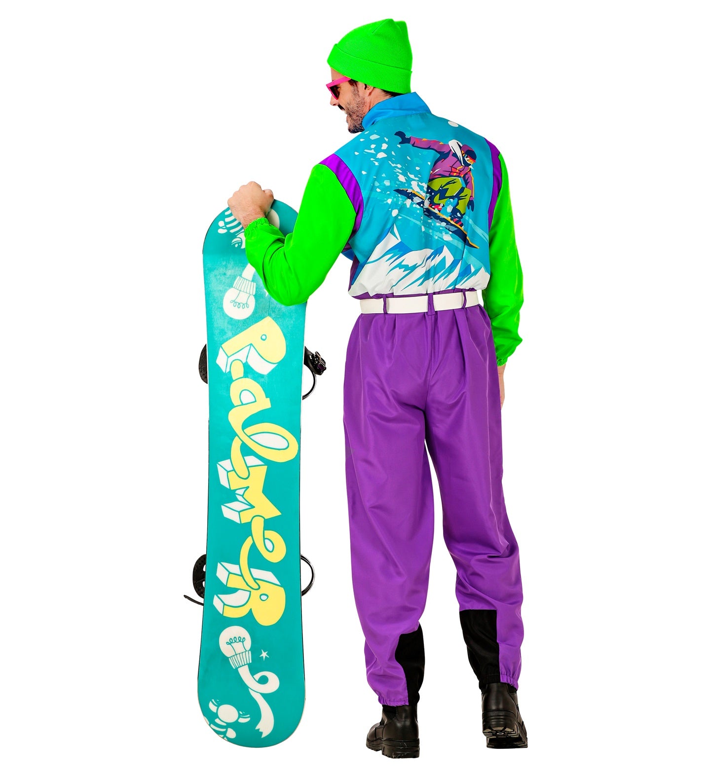 das-kost-mland-herren-snowboarder-kost-m-80er-neon-overall-gr-l image 4