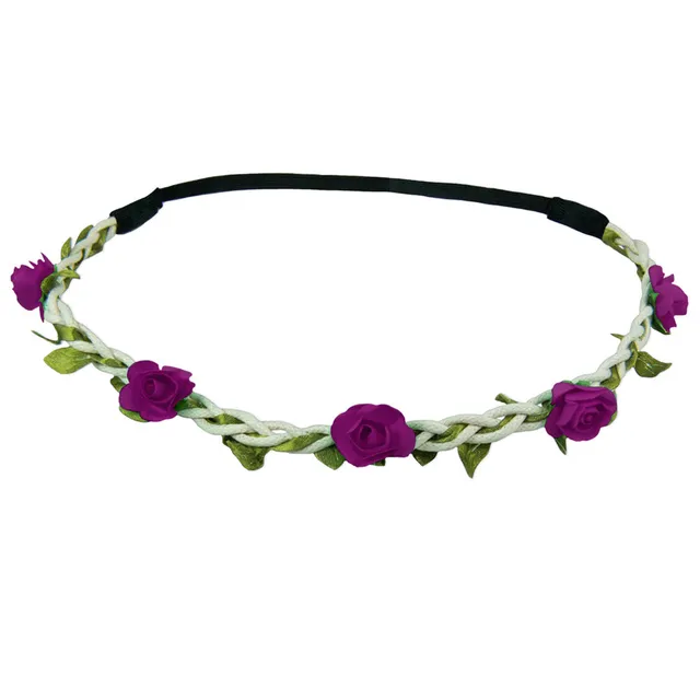 das-kost-mland-bella-blumen-haarband-lila-mit-rosen image 1