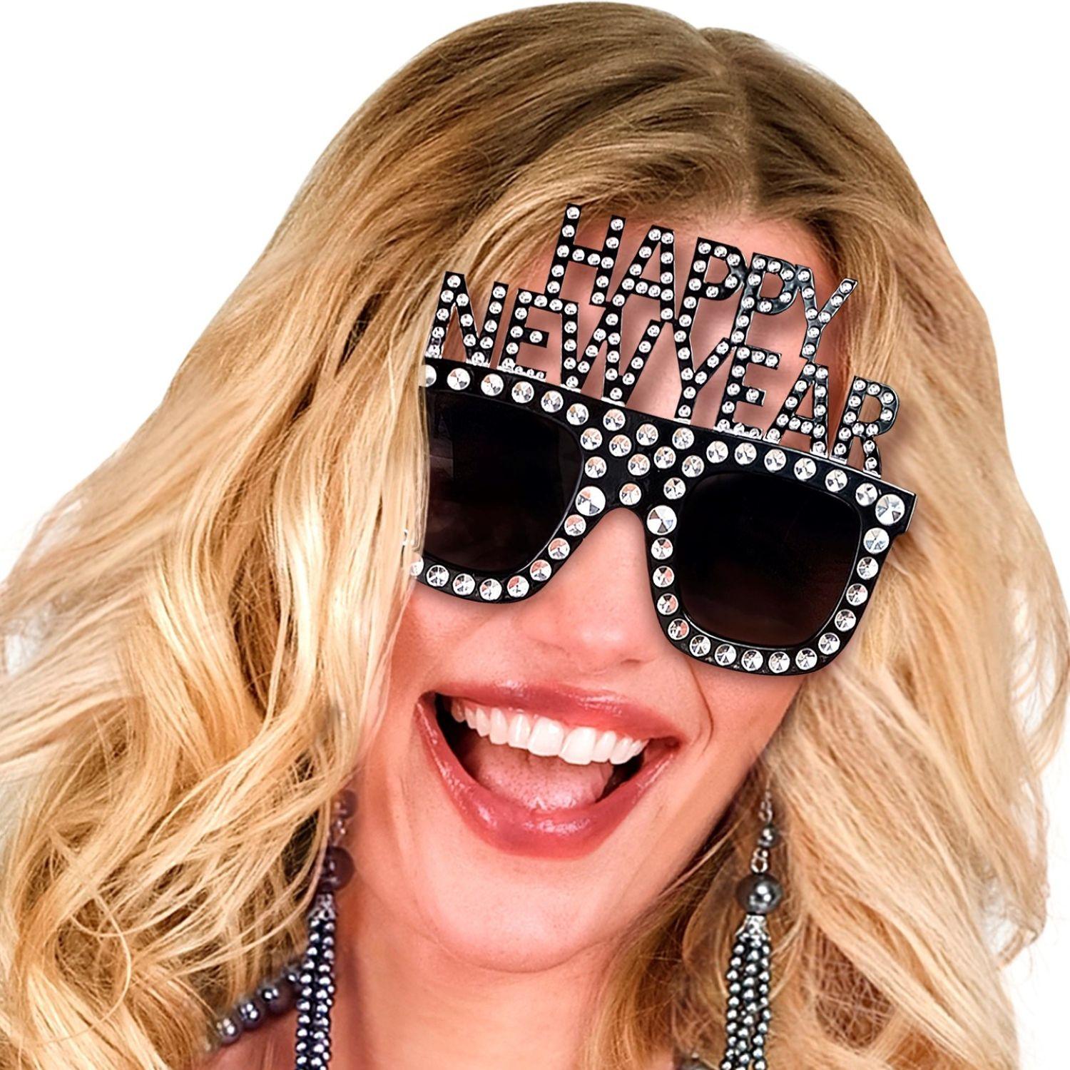 das-kost-mland-accessoires-brille-happy-new-year-schwarz-silvester image 3