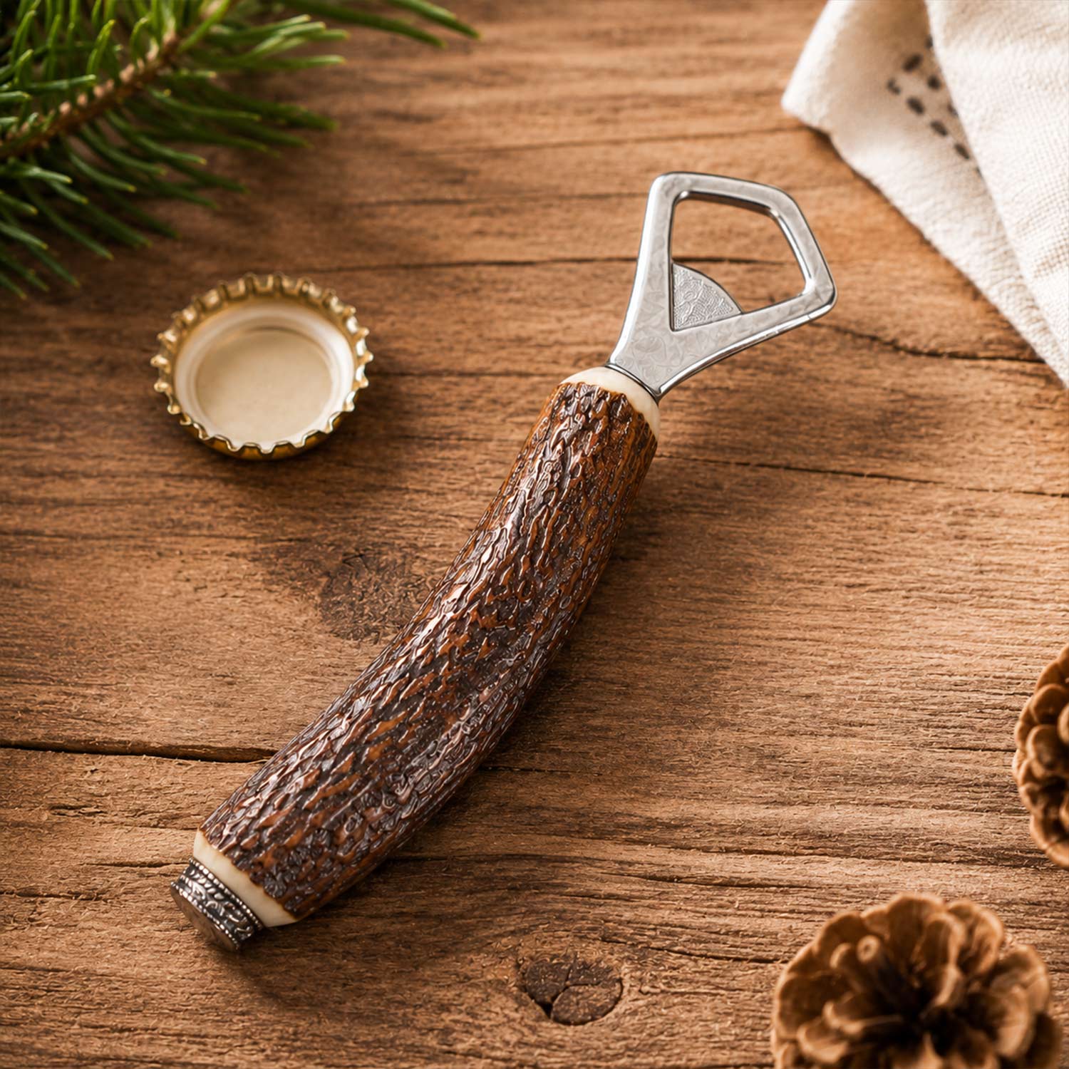 das-kost-mland-accessoires-funk-hirschhorn-flaschen-ffner-jungfrau-zierkappe image 5