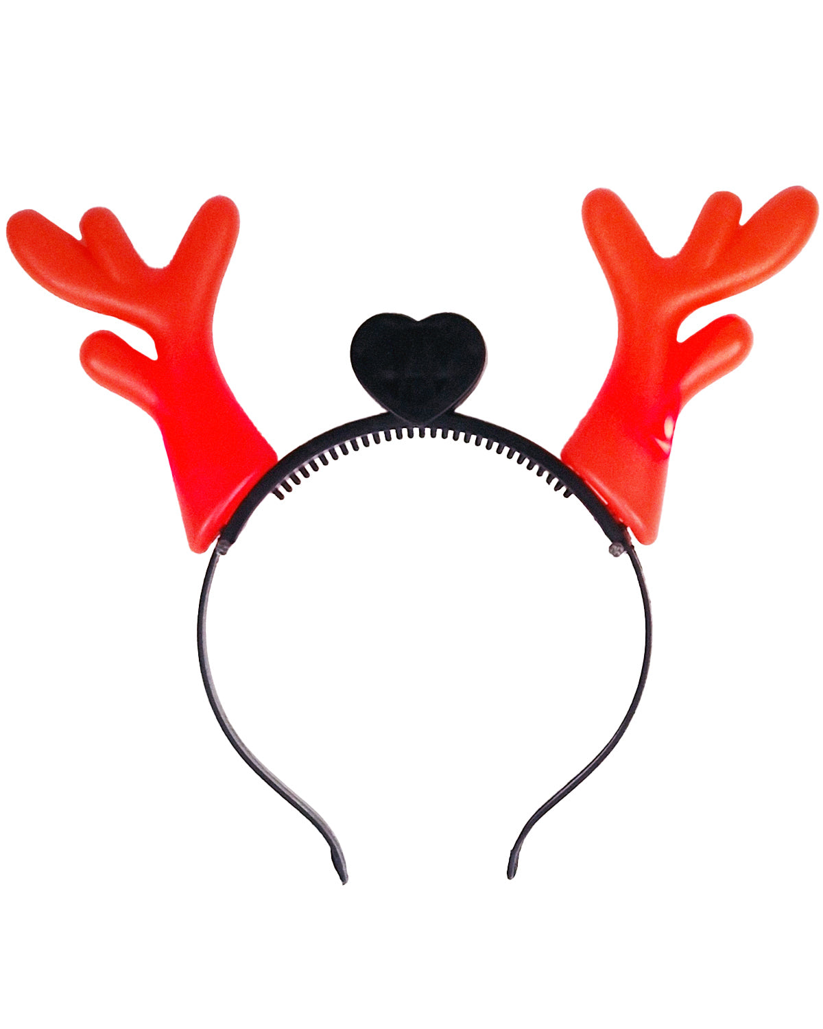 das-kost-mland-accessoires-haarreif-led-rentier-geweih-rot-weihnachten image 1