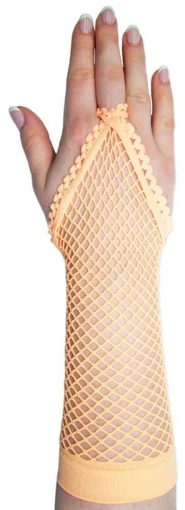 das-kost-mland-accessoires-netzhandschuhe-lang-lachs image 1