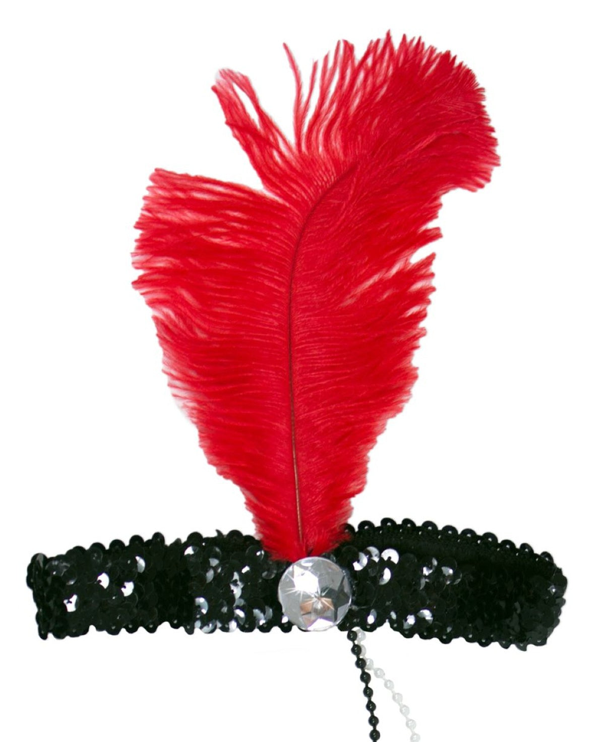 das-kost-mland-accessoires-charleston-stirnband-kira-feder-schwarz-rot image 4