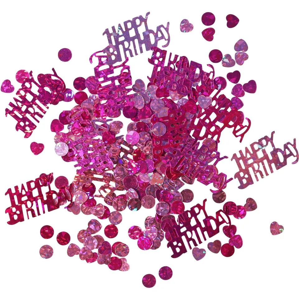 happy-birthday-konfetti-14-g-folie-metallisch-pink image 1