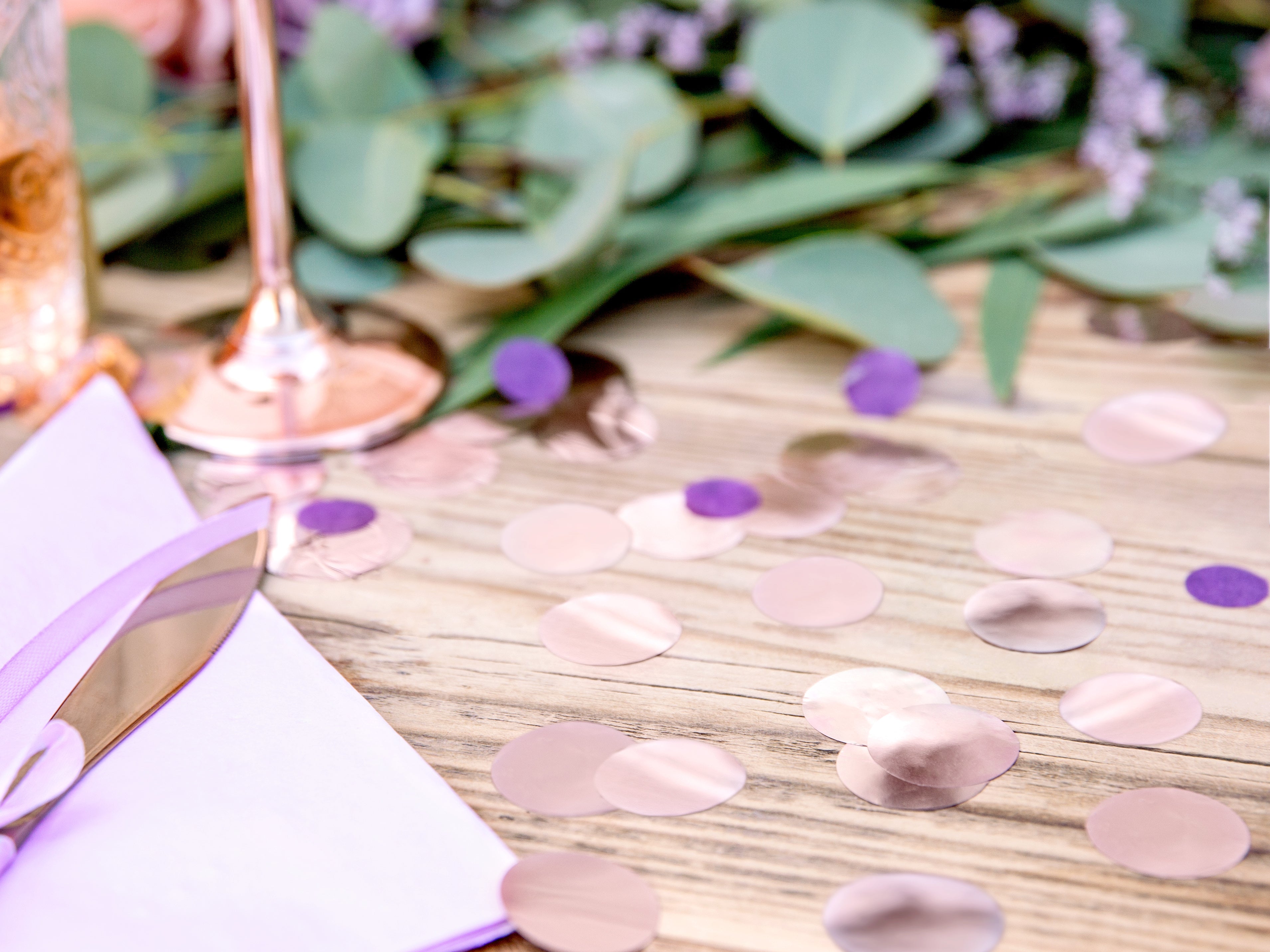das-kost-mland-konfetti-kreise-rosegold-15-g-partydeko image 6