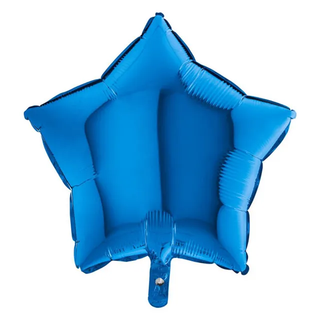 das-kost-mland-dekorationen-stern-folienballon-uni-blau-46cm image 1