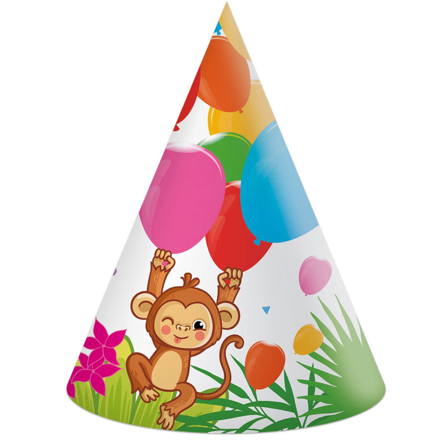 das-kost-mland-dschungeltiere-partyh-te-6-st-ck-fsc image 1