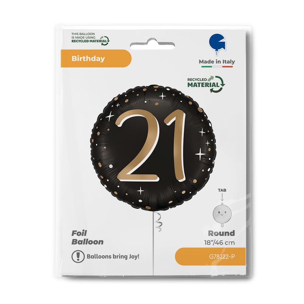 das-kost-mland-dekorationen-folienballon-46cm-sparkling-black-21 image 2