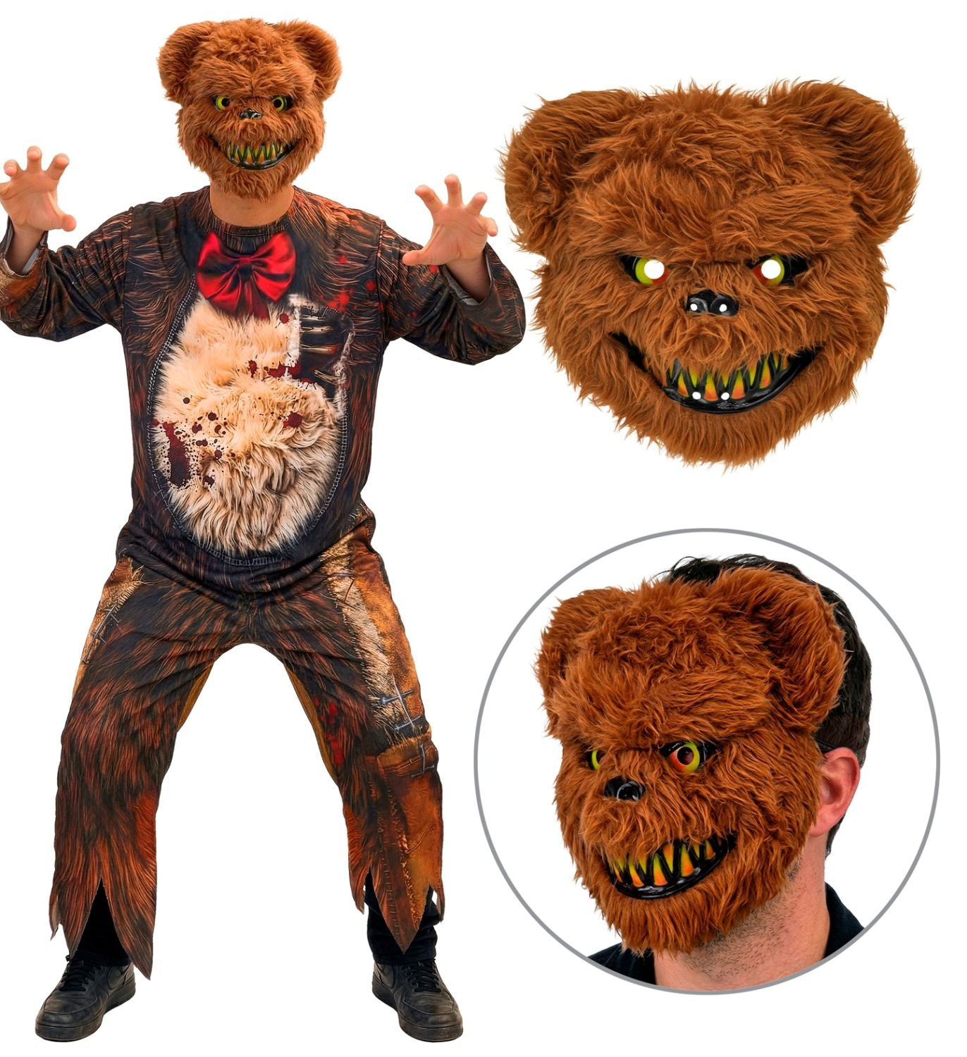 das-kost-mland-herren-zombie-teddyb-r-kost-m-overall-maske-gr-l image 6