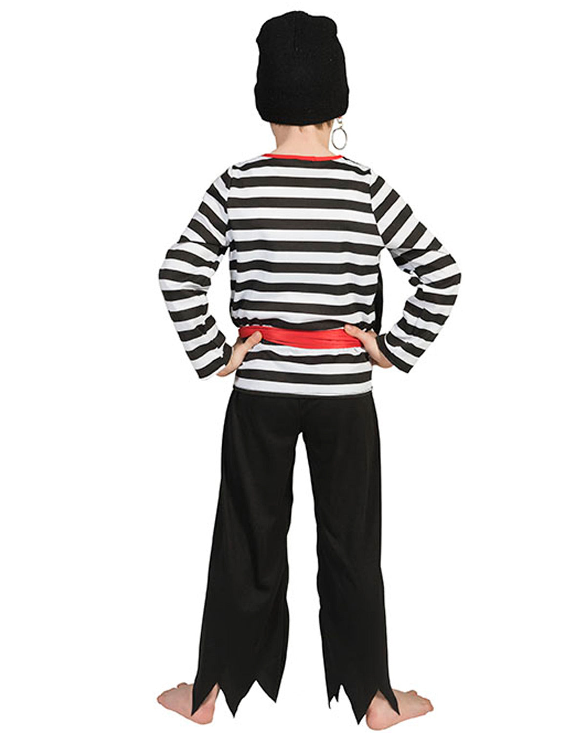 das-kost-mland-herren-piraten-kinderkost-m-3-tlg-schwarz-wei-128 image 2