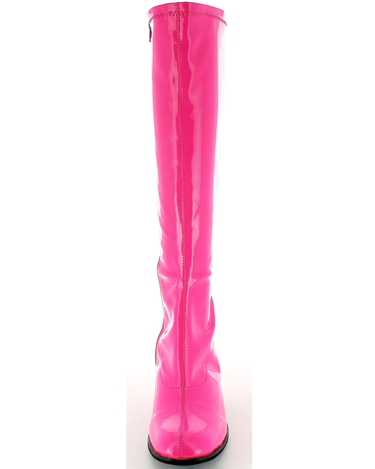 das-kost-mland-gogo-retro-lackstiefel-damen-pink-blockabsatz image 3