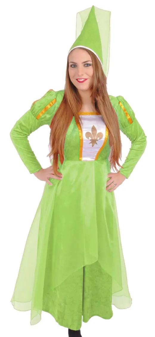 das-kost-mland-burgfr-ulein-bella-kost-m-damen-gr-n image 1