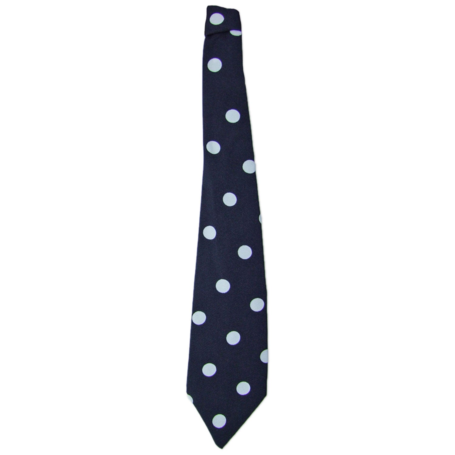 das-kost-mland-accessoires-krawatte-50er-jahre-punkte-marineblau image 1