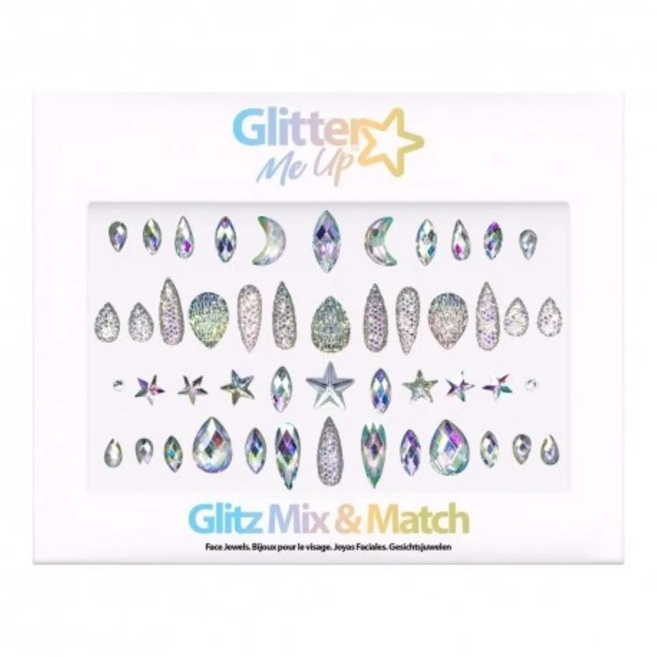 das-kost-mland-glitz-mix-match-face-jewels-glitzersteine-selbstklebend image 1