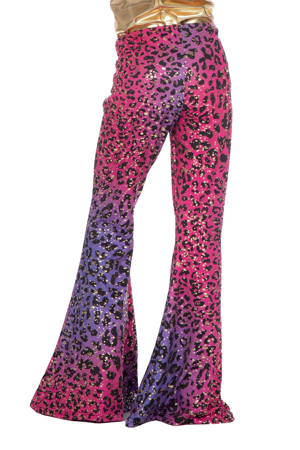 das-kost-mland-m-dchen-hippiehose-panther-glitzer-lila-128 image 3