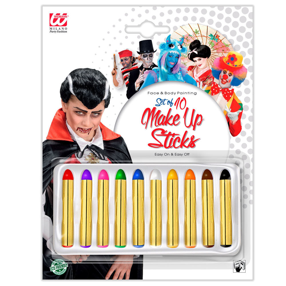 das-kost-mland-dekorationen-10-schminkstifte-make-up-24-ml-bunt image 1