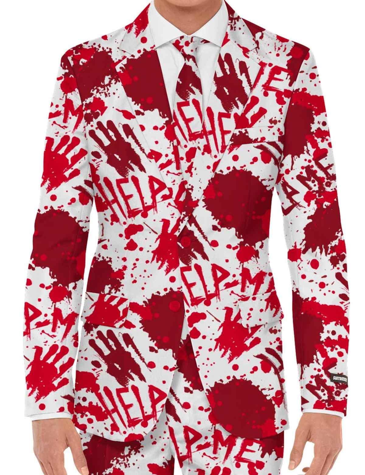 das-kost-mland-herren-anzug-blutflecken-3-tlg-kost-m-rot-wei image 2