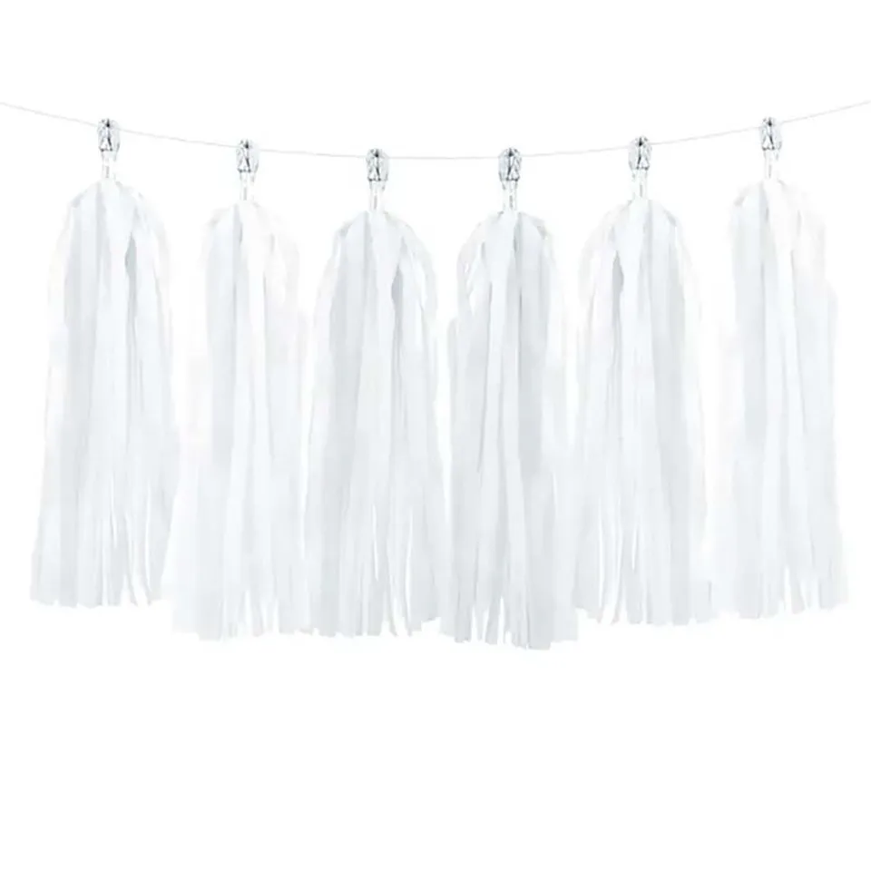 das-kost-mland-girlande-quasten-wei-12-stk-200-cm-partydeko image 1