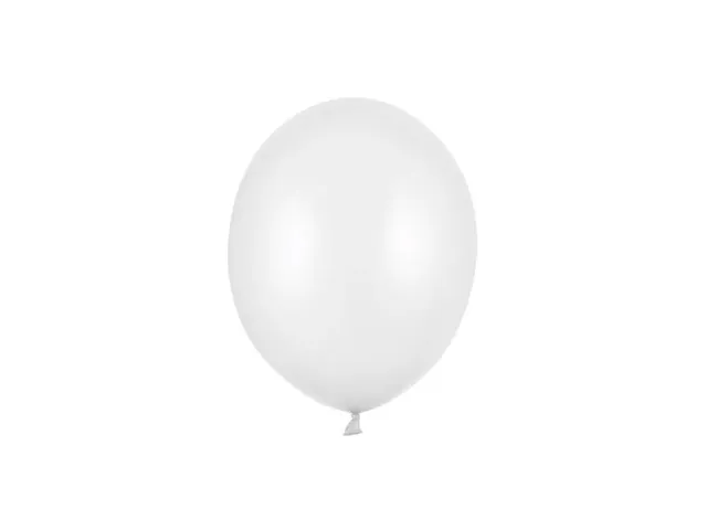 uni-metallic-luftballons-pure-white-100-stk-12cm image 1