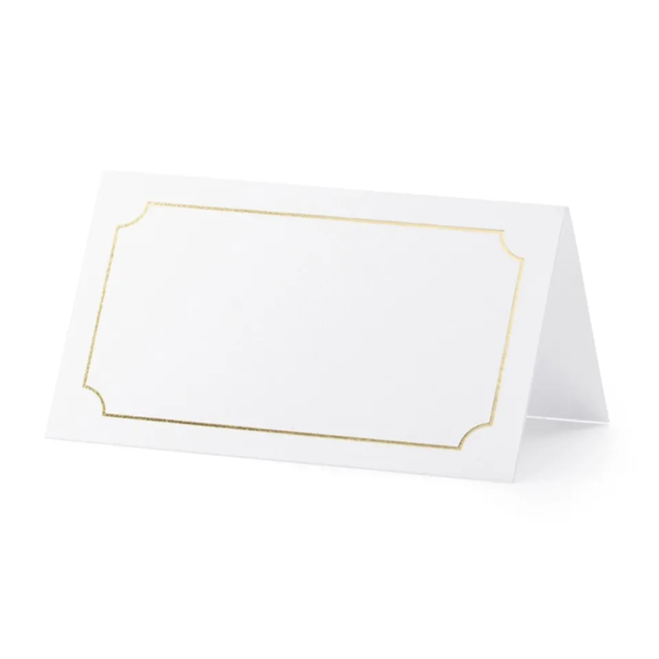 das-kost-mland-dekorationen-platzkarten-wei-gold-10-st-ck image 1